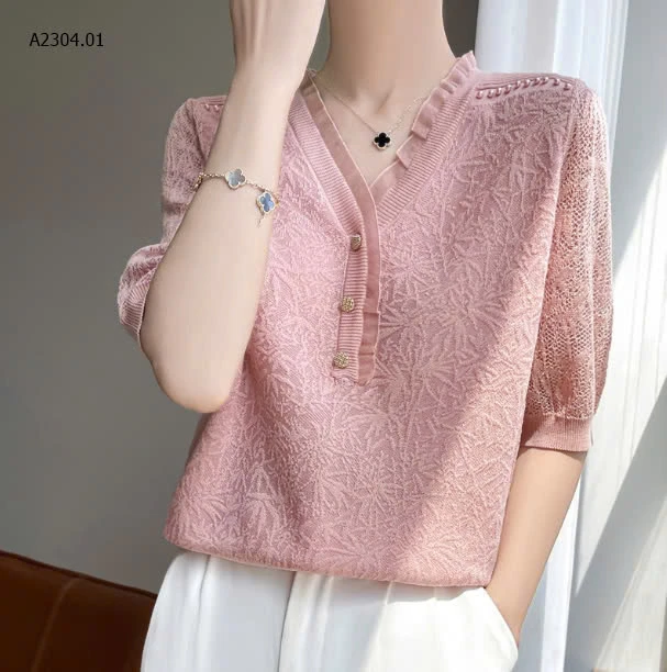 ÁO TAY LỠ CỔ VIỀN BÈO CHO NỮ -sỉ 128k