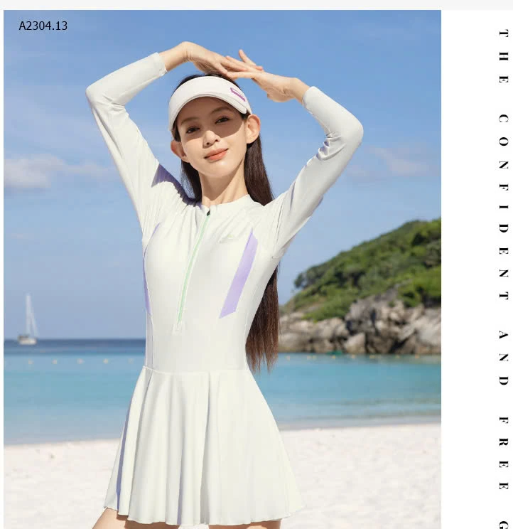 Đồ bơi 361 váy liền thân  tay dài cao cấp 2025 sỉ 285k