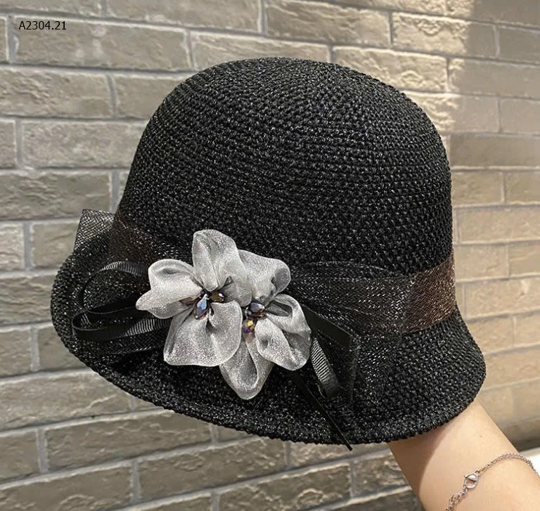 MŨ VÀNH TRÒN ĐÍNH HOA CHO NỮ -sỉ 72k