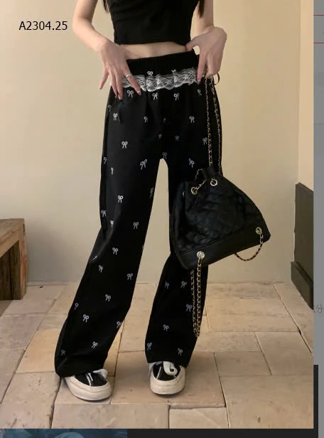 QUẦN CẠP CHUN REN NƠ-sỉ 91k