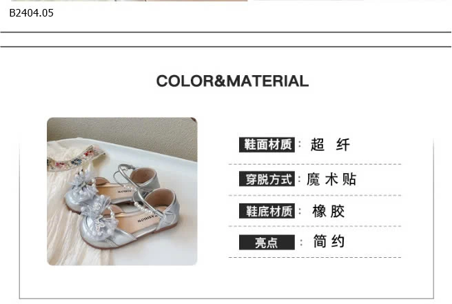 GIÀY BÚP BÊ NƠ NGỌC CHO BÉ GÁI -sỉ Sz 23-30 : 137k             Sz 31-34 : 145k