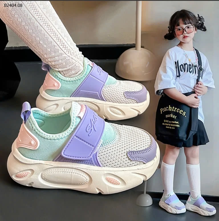 GIÀY THỂ THAO LƯỚI THOÁNG KHÍ CHO BÉ8-sỉ Sz 27-31 : 180k           Sz 32-37 : 190k