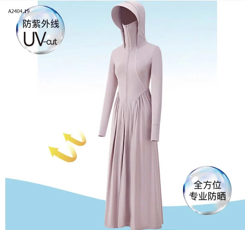 ÁO CHỐNG NẮNG DÁNG DÀI UPF50+-sỉ 245k