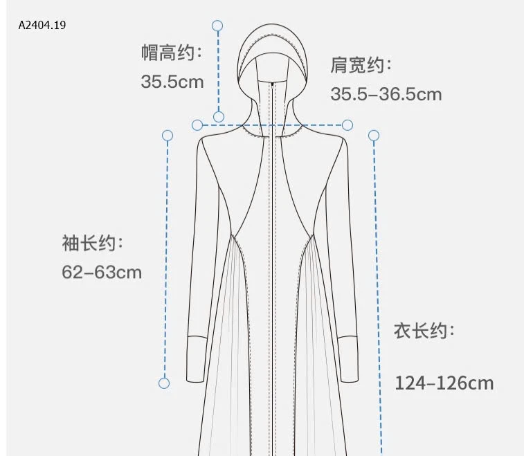 ÁO CHỐNG NẮNG DÁNG DÀI UPF50+-sỉ 245k