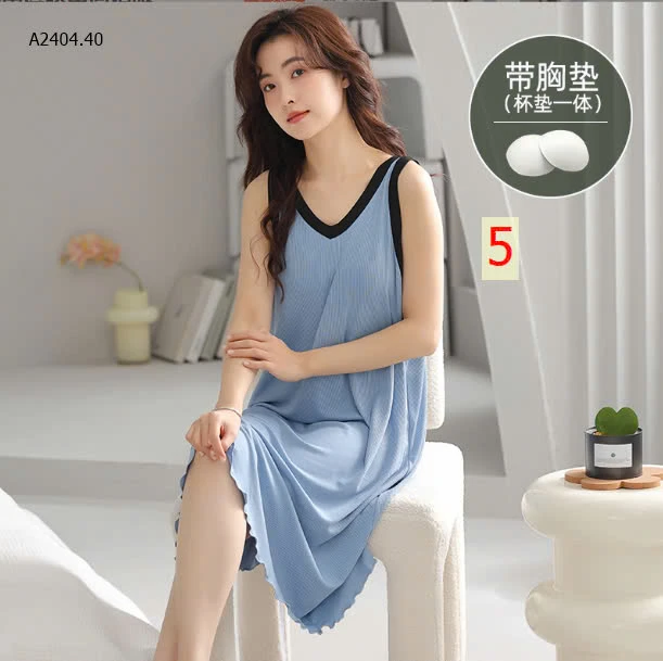 VÁY NGỦ 2 DÂY CÓ ĐỆM NGỰC NỮ -sỉ 124k