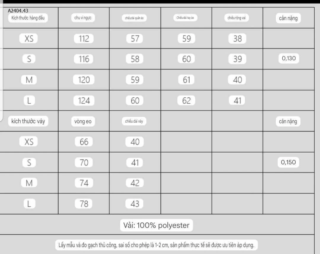 Set váy nhà Kaslead - sỉ 355k/sẻt