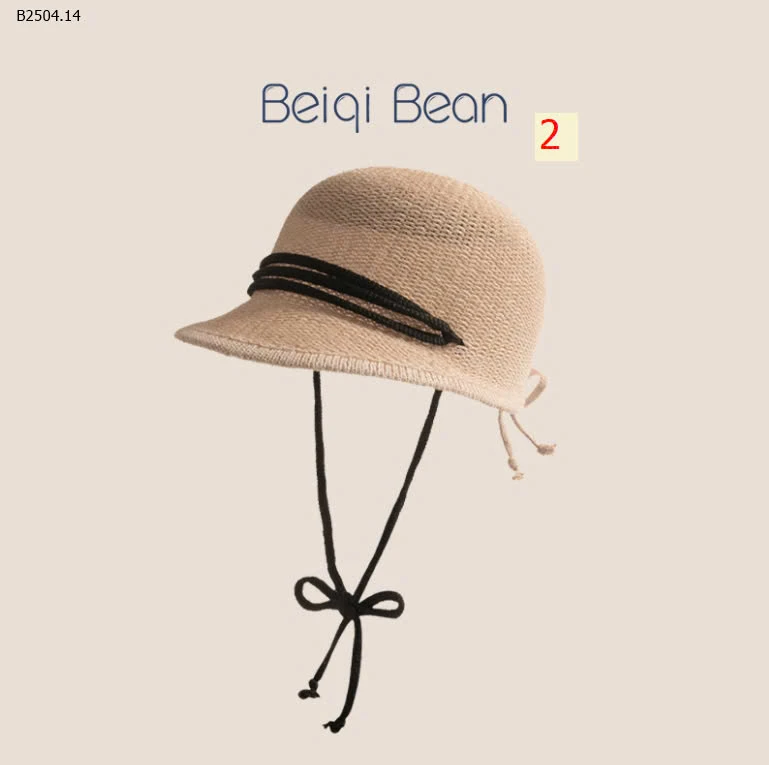 MŨ CHỐNG NẮNG PHỐI DÂY PHONG CÁCH HQ-sỉ 90k