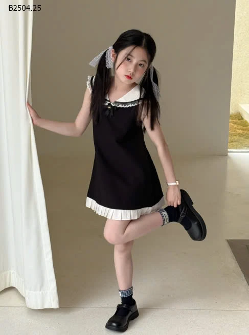 VÁY PHONG CÁC PHỐI MÀU BÉ GÁI-sỉ 206k