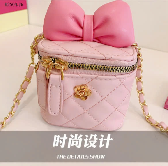 TÚI CỐP HOA TRÀ NƠ CHO BÉ GÁI-sỉ 86k