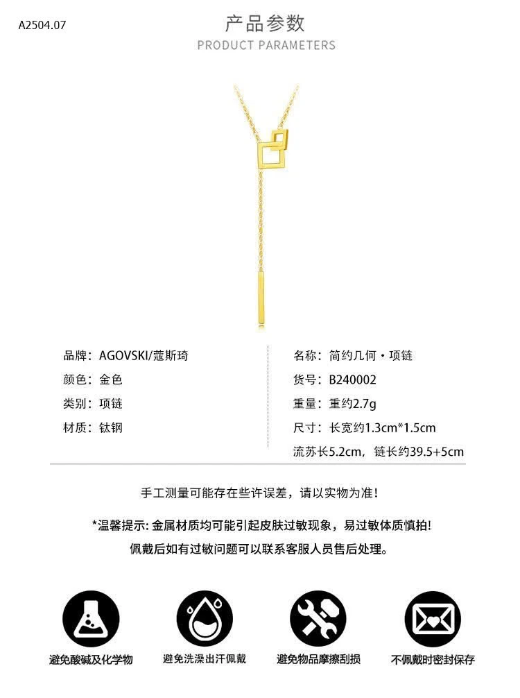 VÒNG CỔ AGOVSKIsỉ 119k