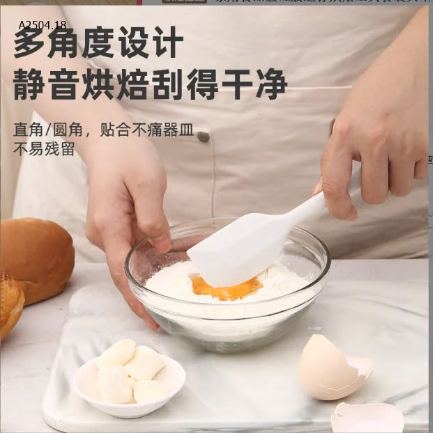 BỘ DỤNG CỤ BẾP NẤU ĂN, LÀM BÁNH 06 MÓN SILICONE -sỉ 75k/set 6 món 