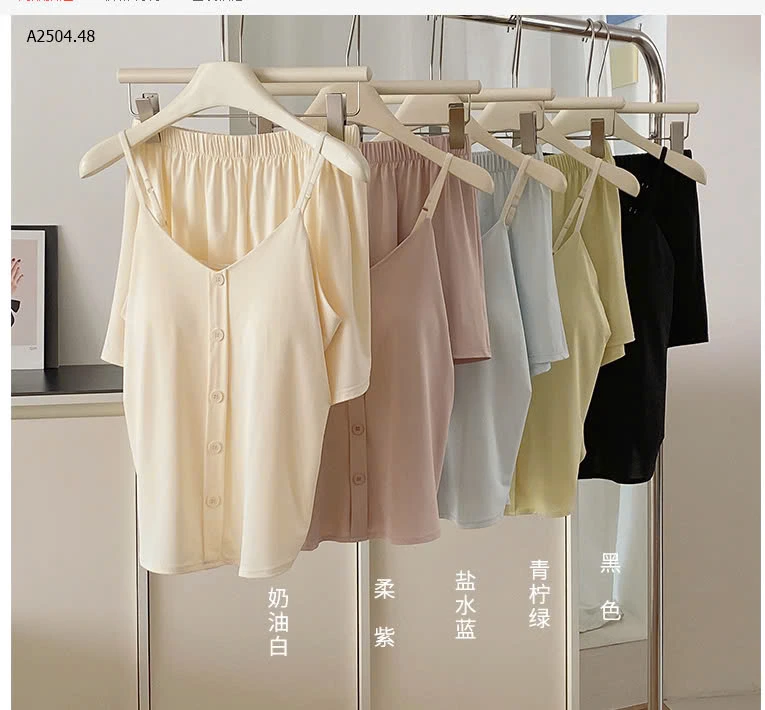 BỘ NGỦ 2 DÂY KÈM ĐỆM NGỰC -sỉ 165k