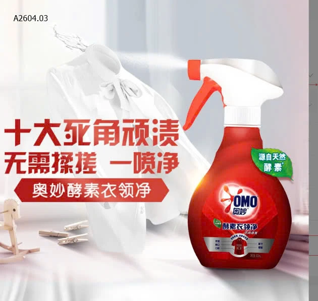 CHAI XỊT TẨY VẾT BẨN TRÊN QUẦN ÁO-sỉ 125k