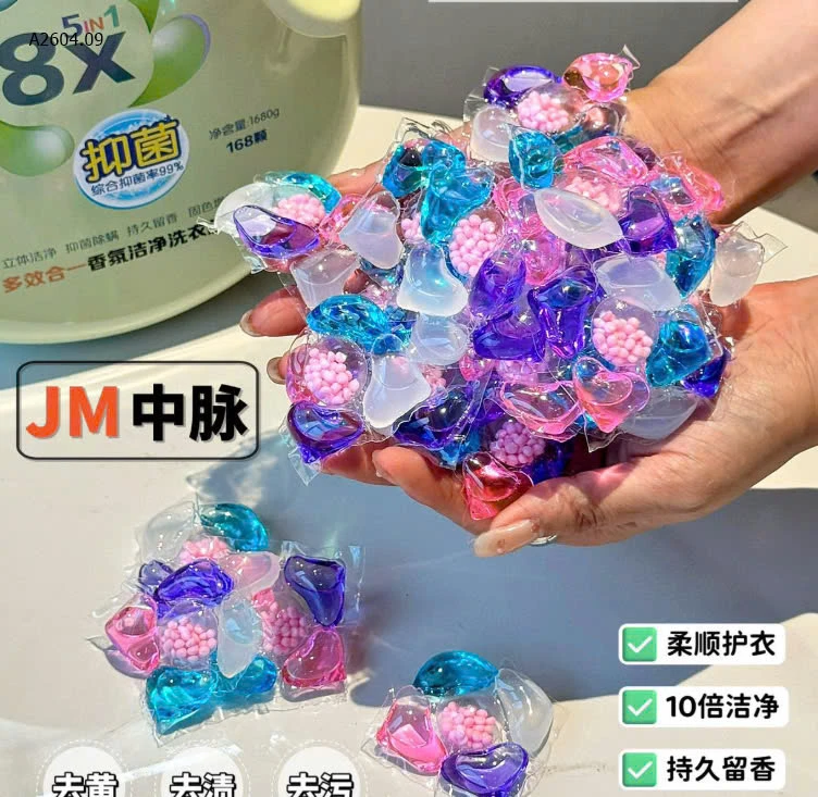 Viên Giặt Tẩy Aroma JM Zhongmai- SỈ 210K