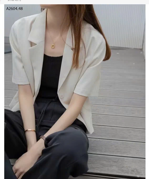ÁO BLAZER CỘC TAY CHO NỮ -sỉ 103k