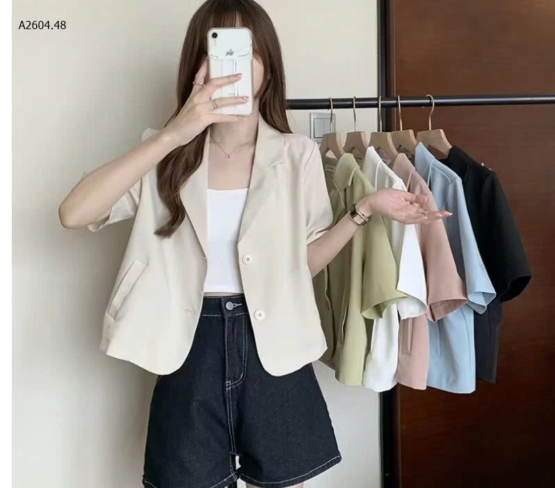 ÁO BLAZER CỘC TAY CHO NỮ -sỉ 103k