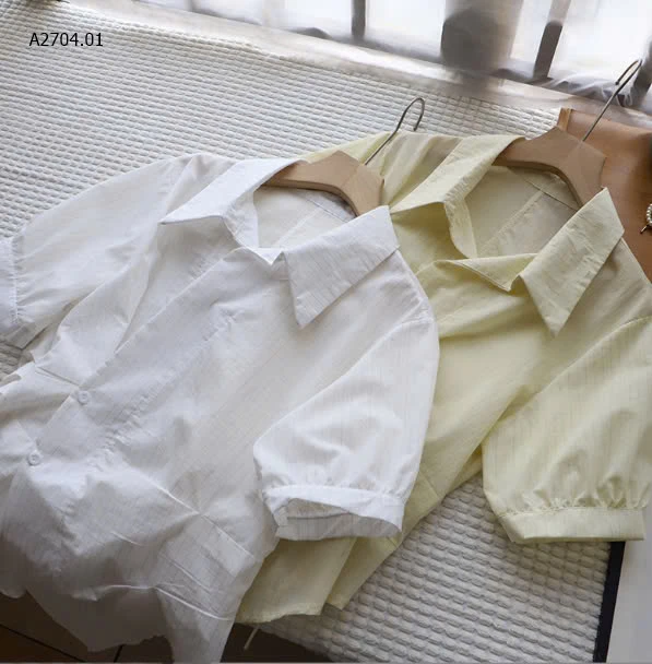 ÁO SƠ MI NGẮN TAY CÁCH ĐIỆU -sỉ 163k