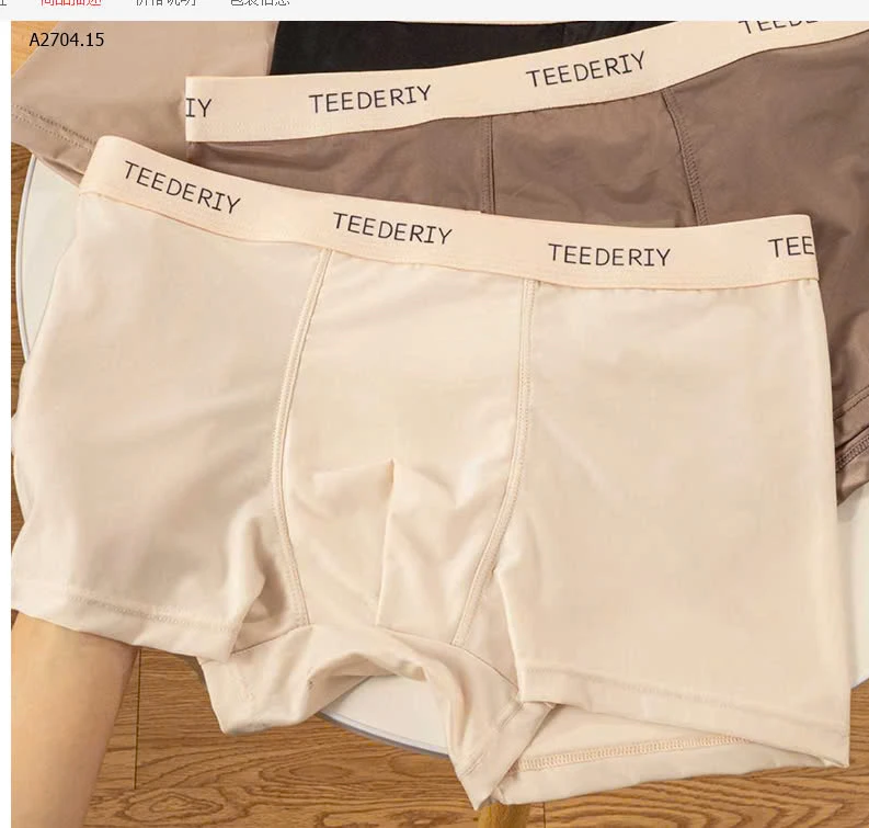 SET 4 QUẦN SỊP ĐÙI NAM TEEDERITY-sỉ 85k/set 4c mix màu