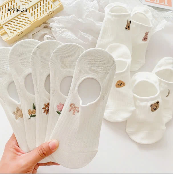 SET 10 ĐÔI TẤT-sỉ 115k/set 10 đôi mix màu