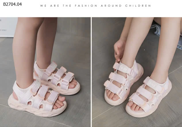 Sandal thể thao bé gái – Êm chân, xinh xắn, siêu tiện lợi-sỉ Sz 26-31 : 134k           Sz 32-37 : 138k 