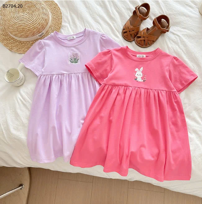 VÁY BABYDOLL HOẠT HÌNH BÉ GÁI -sỉ 107k