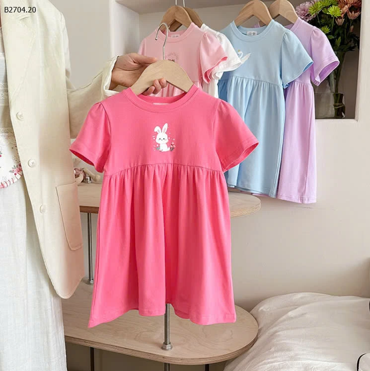 VÁY BABYDOLL HOẠT HÌNH BÉ GÁI -sỉ 107k