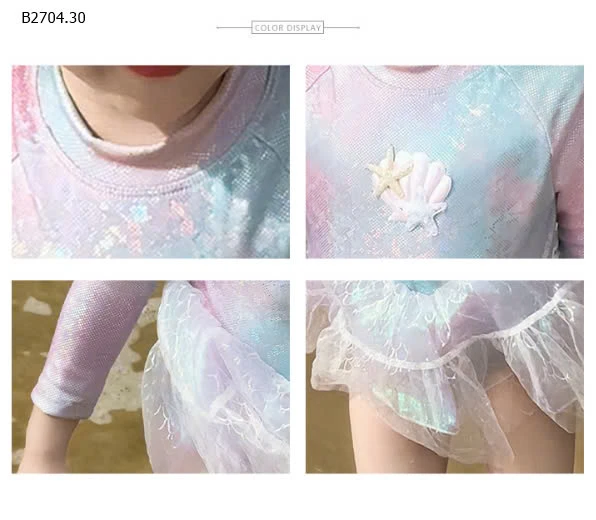 ĐỒ BƠI DÀI TAY NÀNG TIÊN CÁ -sỉ 186k