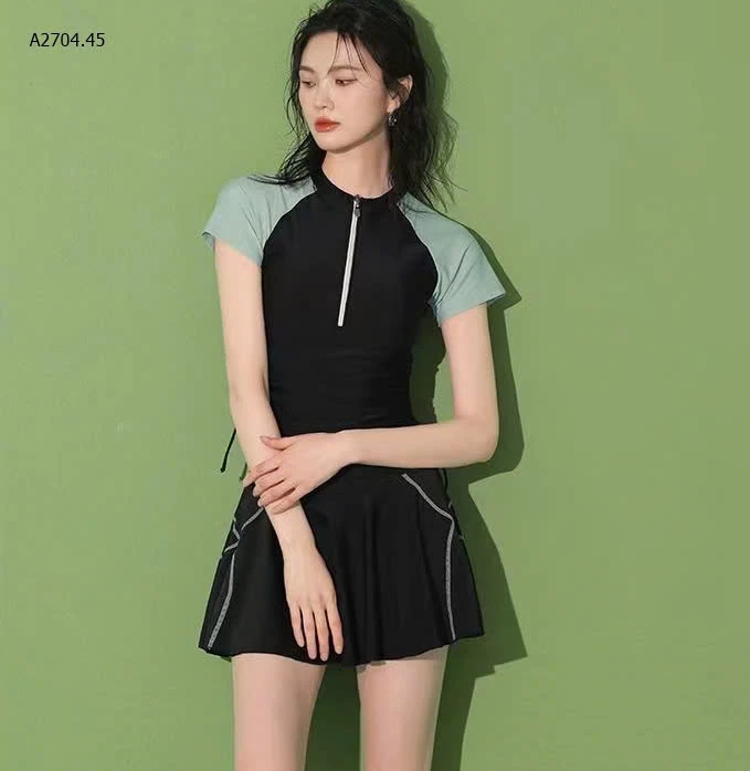 BỘ BƠI ÁO RÚT EO NỮ MIX CHÂN VÁY CHO NỮ-sỉ 87k