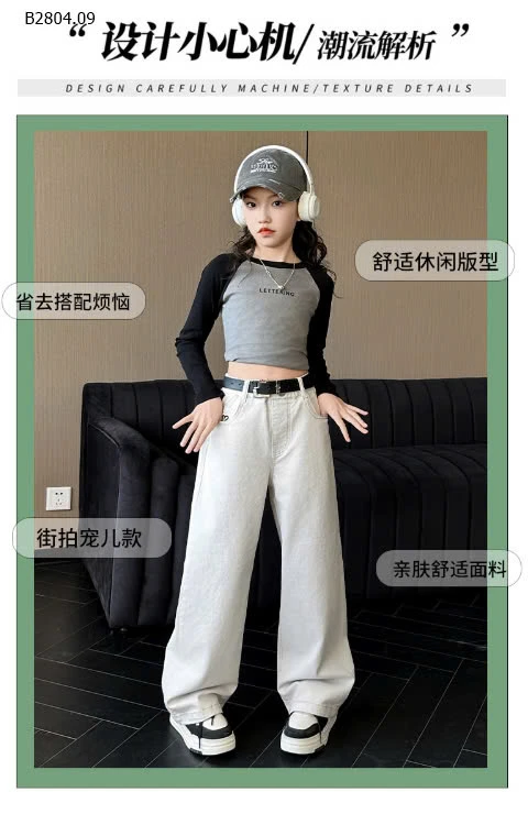 BST QUẦN JEAN SUÔNG BÉ GÁI SIZE ĐẠI-sỉ 165k