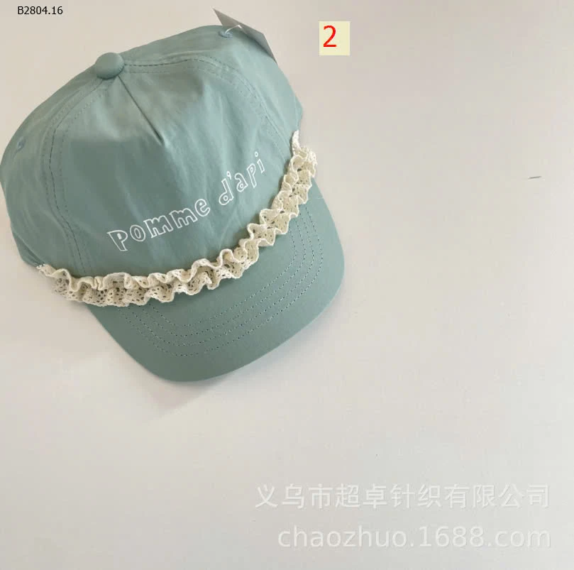 MŨ LƯỠI TRAI PHỐI REN CHAOZHUO-sỉ 92k