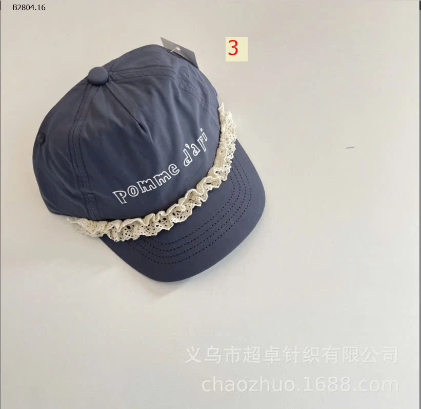 MŨ LƯỠI TRAI PHỐI REN CHAOZHUO-sỉ 92k