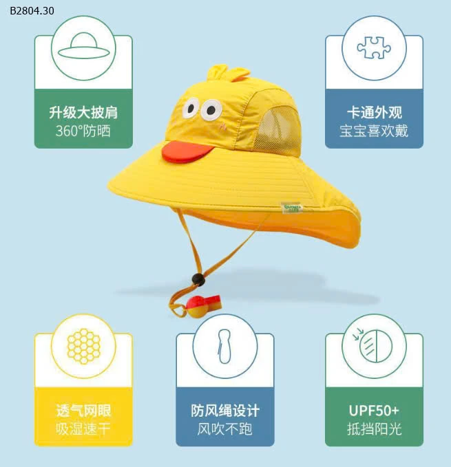 MŨ CHỐNG NẮNG RỘNG VÀNH CHO BÉ -sỉ 58k