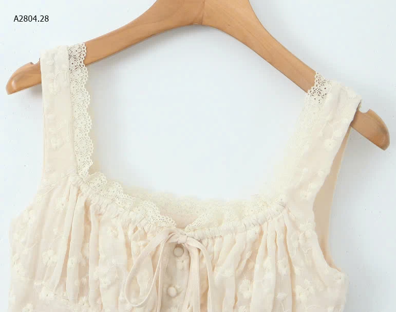 ÁO 2 DÂY MIX CHÂN VÁY REN -sỉ Áo : 242k / Chân váy : 242k