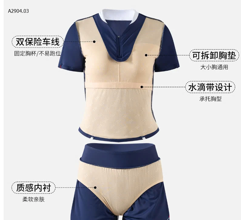 Bộ bơi chuẩn auth 361-sỉ 235k