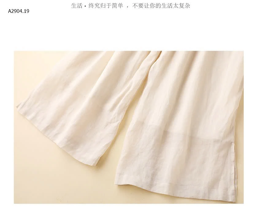 QUẦN ĐŨI ỐNG RỘNG XẺ ỐNG CHO NỮ -sỉ 164k