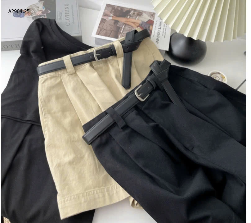 QUẦN SHORT CẠP CAO CHO NỮ-sỉ 211k