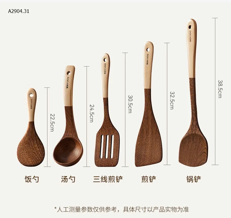 Combo 4 thìa nấu bếp xịn xò -sỉ 185k