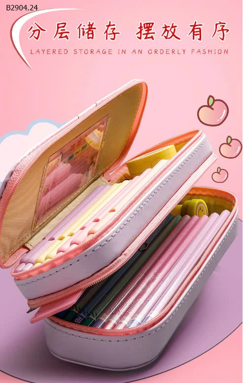 HỘP BÚT HAI TẦNG CÔNG CHÚA-sỉ 56k