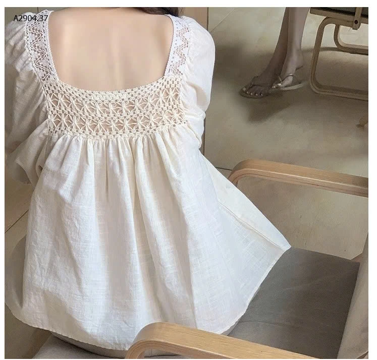 ÁO TAY BỒNG PHỐI REN CHO NỮ-sỉ 103k