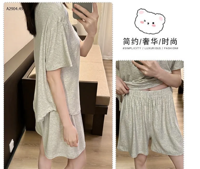 BỘ MẶC NHÀ TRƠN CHO NỮ -sỉ 183k