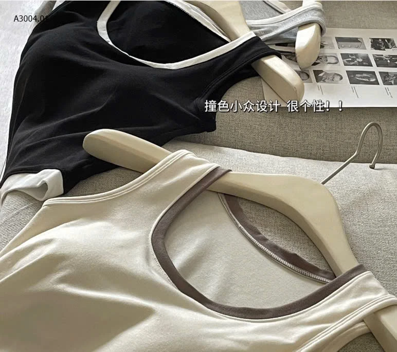 ÁO SÁT NÁCH KÈM BRA PHỐI VIỀN NỮ -sỉ 94k