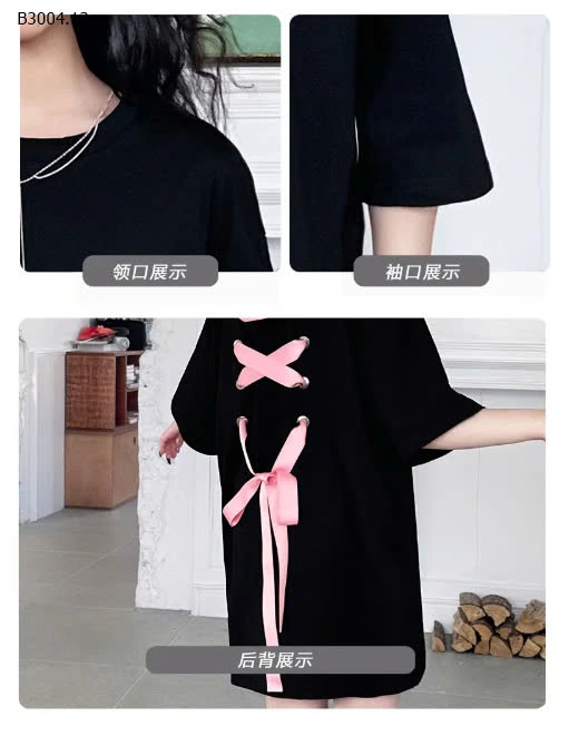 ÁO THUN DÁNG DÀI BÉ GÁI -sỉ 150k