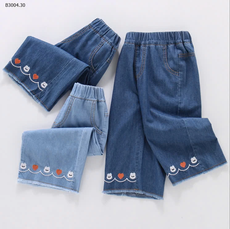 QUẦN JEAN THÊU CHO BÉ-sỉ 135k
