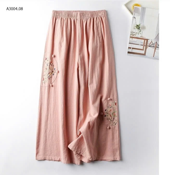 QUẦN ỐNG SUÔNG THÊU HOA -sỉ 112k