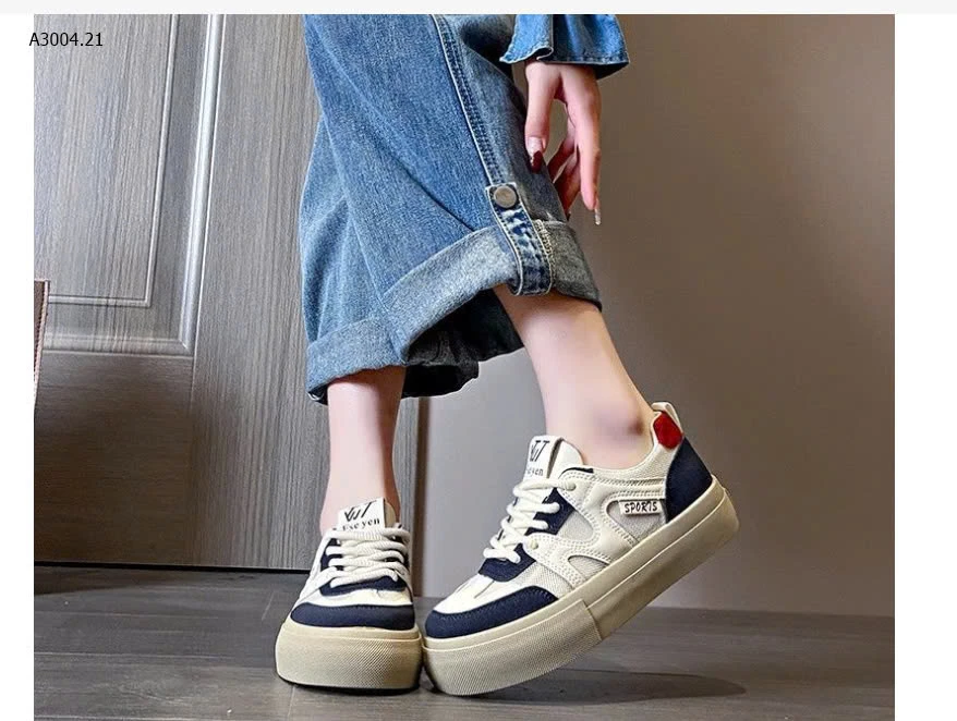 GIÀY THỂ THAO PHỐI MÀU CHO NỮ -sỉ 129k