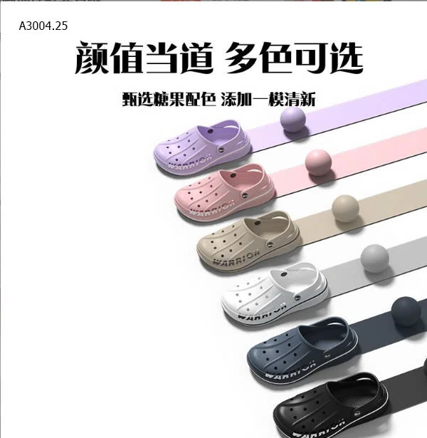 SỤC CROCS NAM NỮ WARRIOR -sỉ 147k