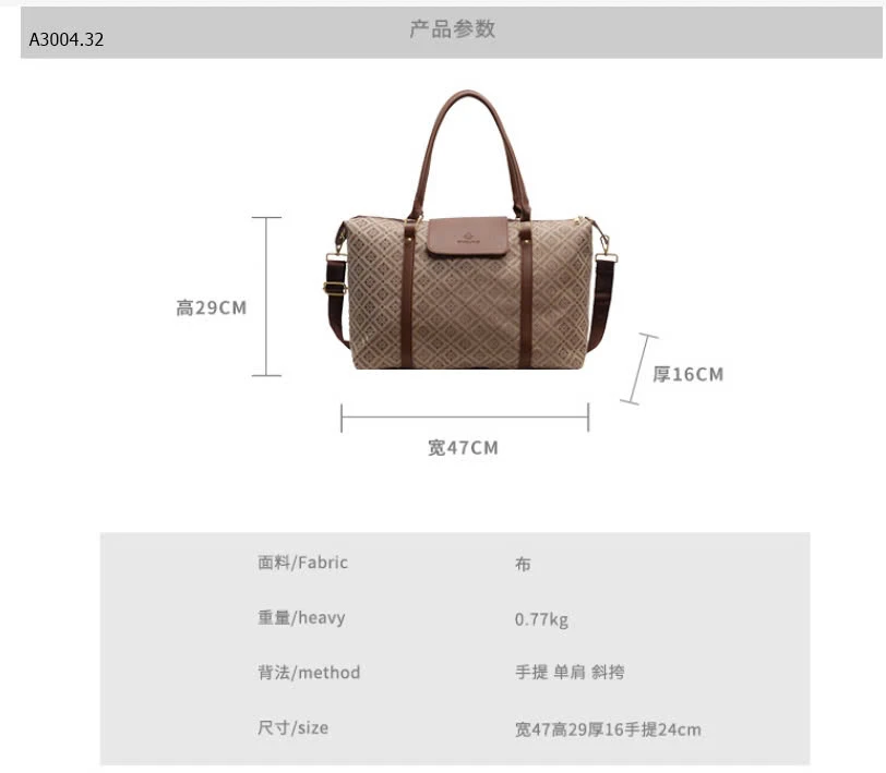 TÚI DU LỊCH TIỆN LỢI -sỉ 161k