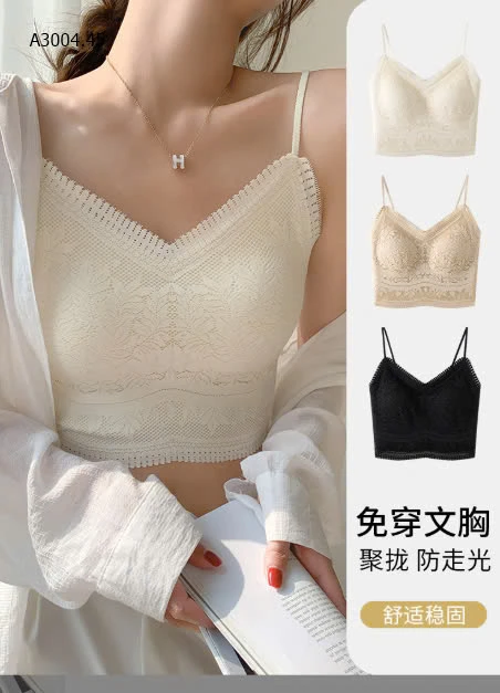 ÁO 2 DÂY REN LIỀN BRA-sỉ 115k