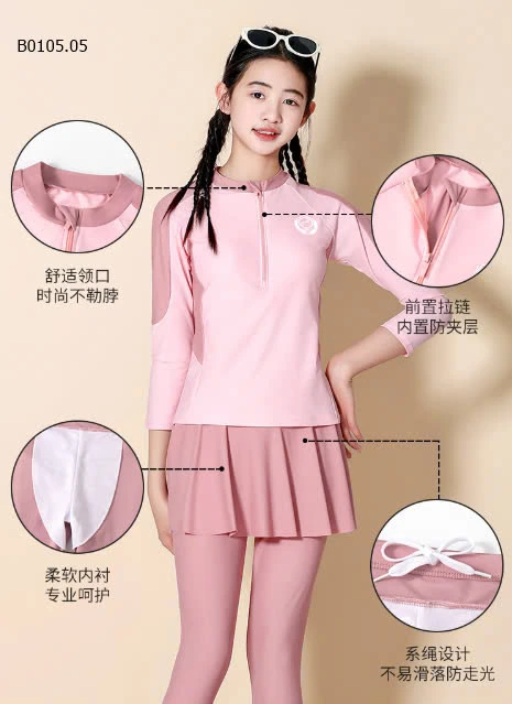BỘ BƠI DÀI BÉ GÁI-sỉ 220k