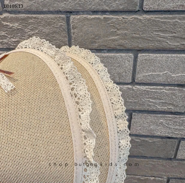 MŨ CHỐNG NẮNG NỬA ĐẦU PHỐI REN NƠ -sỉ 100k